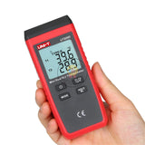 UNI-T UT320D Thermometer Hygrometer Thermokoppel Contact Type Dual Channel K/J Temperature Meter UT320A Hygrometer Tester