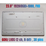 Replacement 23.8 inch LCD Screen For HP All-in-One 24-f111la FHD Display Panel Non-Touch Version