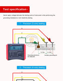 UNI-T UT572 Advance Earth Resistance Tester Digital Earth Ground meter Soil Resistivity Test 4 digit LCD Display RH RS Measure