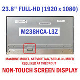 Replacement M238HCA-L3Z 23.8 inch FHD LCD Screen For HP All-in-one 24-XA Series Non-Touch Version