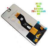 Replacement LCD Display Touch Screen Assembly For Tecno Spark Go 2024 BG6 Black