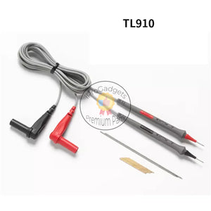 Fluck TL910 1000V / 3A Replaceable Extra Tip Extra Fine Electronic Test Probe Silicone Meter Cable