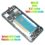 Replacement New Display for Xiaomi Poco F6 Pro 5G 23113RKC6G 120hz AMOLED Touch Screen With Frame Assembly