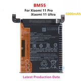 Replacement New Battery BM55 for Xiaomi Mi 11 Ultra 5G M2102K1G M2102K1C 11 Pro M2102K1AC