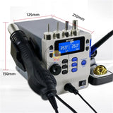 Atten ST-8865 2 in 1 Electric Soldering Iron Lead-free Hot Air Gun Soldering Station Intelligent Digital Display Rework Station