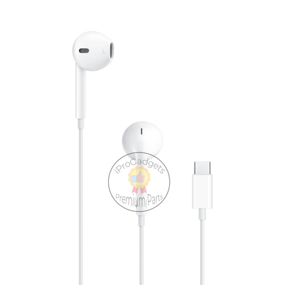 Earphone With USB-C Connector for Earpods Headphones With Wire Control Wired Earplugs