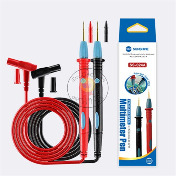 Sunshine SS-024A Multimeter Pen For Digital Multimeter Test Rod Soft Anti-scalding Pen