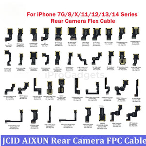 JCID AIXUN Rear Camera FPC Flex For iPhone 7~ 14 Series Back Cameras Infrared Flat Cable