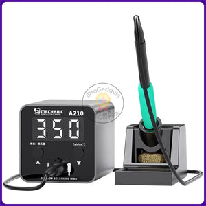 Mechanic A210 Desktop Portable Soldering Station Mini Soldering Iron Precision Temperature Control Short Circuit Protect