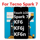 Replacement LCD Display Touch Screen Assembly For Tecno Spark 7 KF6 KF6j KF6i KF6k