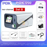 i2C PDK1200 300W Dual Soldering Station Work with T115 T210 T245 Tools Welder Repair BGA SMD Phone Various Components