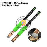 Luowei LW-BR01 Anti-Static IC Chip Welding Repair Steel Bristle Brush for Mobile Phone PCB Pad Glue Removal Cleaning Tools