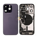 Replacement Back Cover Full Assembly for iPhone 14 Pro  - Space Black/Good/Silver/Deep Purple