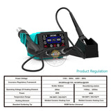 RF4 RF-H7 Dual Station Welding Station 2in1 Welding Air Gun + Soldering Iron For Phone BGA Motherboard Repair Tool