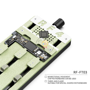 RF4 RF-FT03 Multi-Functional Mobile Phone Repair Fixture PCB Board Fixed IC Chip CPU Glue Removal BGA Rework Soldering Clamp