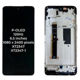 Replacement OLED Display Touch Screen With Frame For Motorola Moto G84 XT2347 XT2347-1