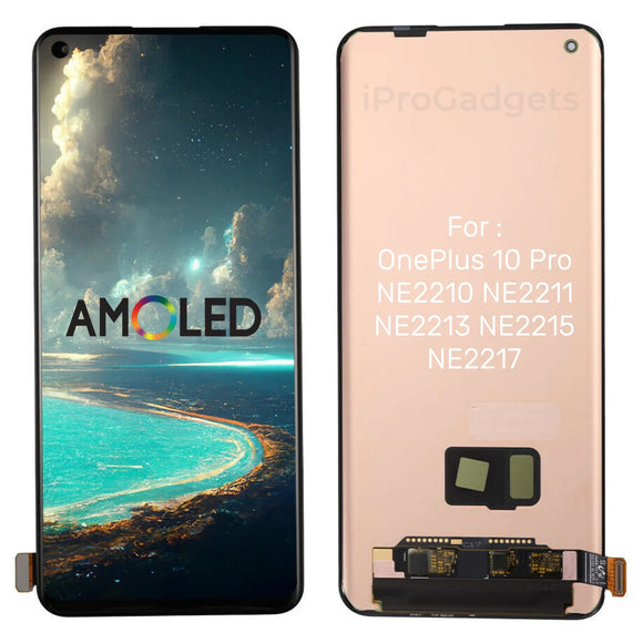 Replacement AMOLED Display Touch Screen for OnePlus 10 Pro 1+10 Pro NE2210 NE2211 NE2215 NE2213 OEM