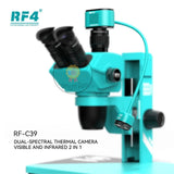 Placa PCB de microscopio de cámara térmica dual-espectral infrarroja RF4 RF-C39 2 en 1