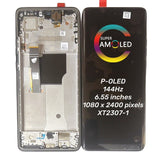 OLED Display Touch Screen With Frame for Motorola Edge 40 Neo XT2307-1