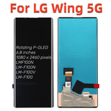 Replacement OLED Display Touch Screen Assembly For LG Wing 5G LMF100N LM-F100N LM-F100V LM-F100