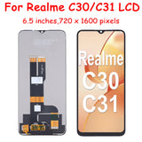 Ersatz-LCD-Display mit Touchscreen für OPPO Realme C30 RMX3581 RMX3623 C31 RMX3501 