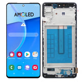 Replacement AMOLED Display Touch Screen With Frame For Samsung Galaxy M52 5G SM-M526B SM-M526B/DS SM-M526BR