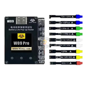 OSS W09 Pro V3 Battery Efficiency Pop-up Tester for iPhone 11-15 Pro Max