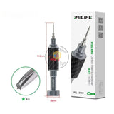 Relife RL-729 Carbon Fiber Screwdriver Steel Cannon King（Y0.6/0.8/+1.5/+2.5/T1）3D S2 Seel Bit Used for Mobile Phone Repair