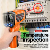 Aneng TH06 Infrared Temperature Gun VA Reverse Screen Thermometer 0.1~1.00 Adjustable Industrial Detector Sensor Instrument Tool