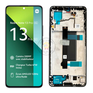 Replacement AMOLED Touch Screen Display With Frame Assembly for Xiaomi Redmi Note 13 Pro 5G 2312DRA50G