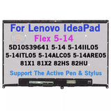 Replacement Display For Lenovo IdeaPad Flex 5-14ALC05 5-14ARE05 5-14ITL05 5-14IIL05 14 inch LCD Touch Screen Assembly