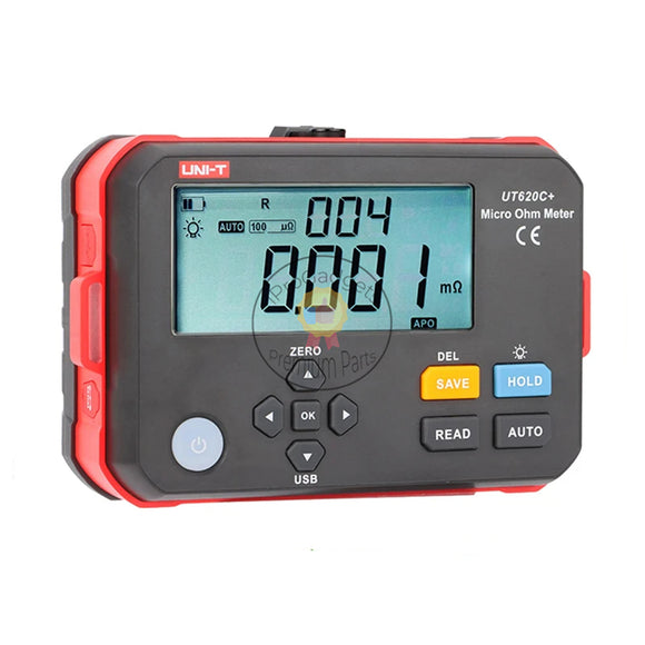 UNI-T UT620C Plus Professional Digital Ohm Meter 0.001mΩ~300.0kΩ Auto & Manual Range Micro Ohmmeter DC Low Resistance Tester