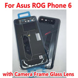 Replacement Battery Cover For Asus ROG Phone 6 AI2201 Rear Housing Case With Camera Glass