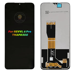 Replacement Display For T-Mobile REVVL 6 Pro TMAF035G LCD Touch Screen Assembly Black