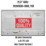 Replacement 21.5 Inch FHD LCD Screen For HP TPC-Q066-22 All-in-one PC Panel Non-Touch Version
