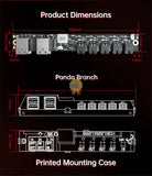 Bigtreetech Panda Branch Power Expansion Board With USB Ports 24V Power Supply Ports for BambuLab X1 P1 A1 Bambu AMS Panda Touch