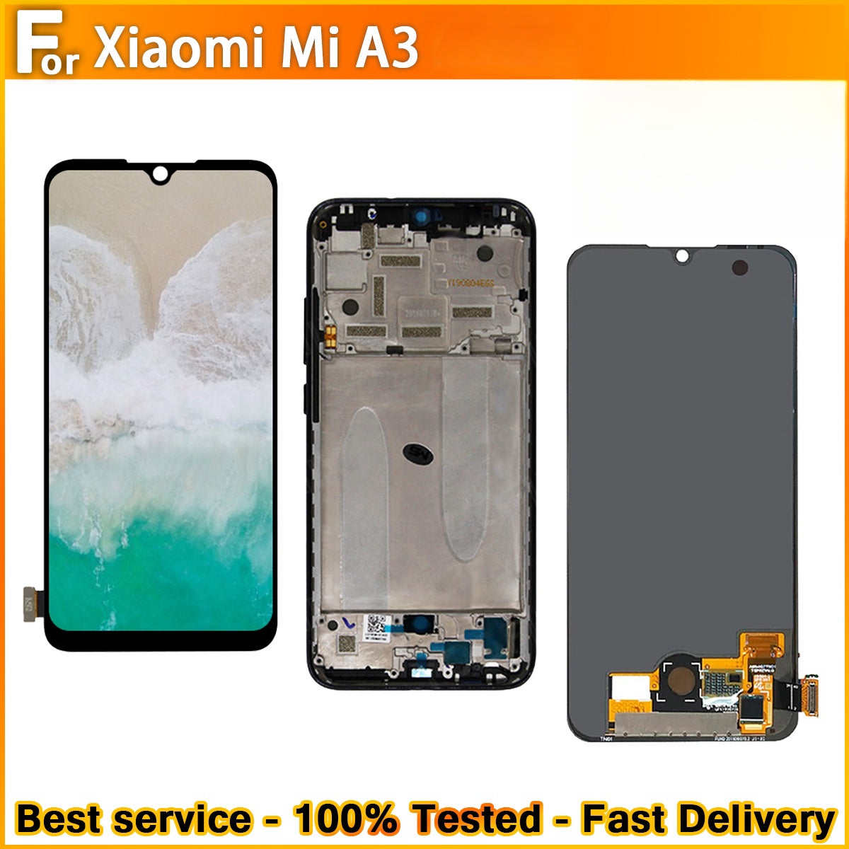 6.09 Original For Xiaomi Mi CC9E LCD Display For Xiaomi Mi A3 LCD Touch  Screen Digitizer M1906F9SH, M1906F9SI Replacement Parts