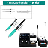 Sugon T60 Soldering Station With TJ8 Extender with 2 C210 Handles and 6 Optional Tips