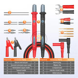 PT1028 1000V 22 In 1 Professional Multimeter Leads Combination Test Cable Universal Meter