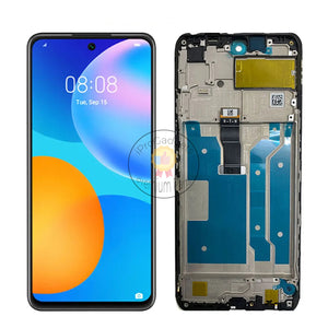 Replacement for Huawei P Smart 2021 PPA-LX1 PPA-LX2 LCD Display Touch Screen with Frame Assembly