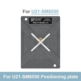 Amaoe U21 0.12mm BGA Reballing Stencil Platform Set for Qualcomm Snapdragon 8Gen2 SM8550