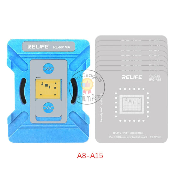 Relife RL-601MA Universal CPU Reballing Stencil Platform for iPhone A8-A17