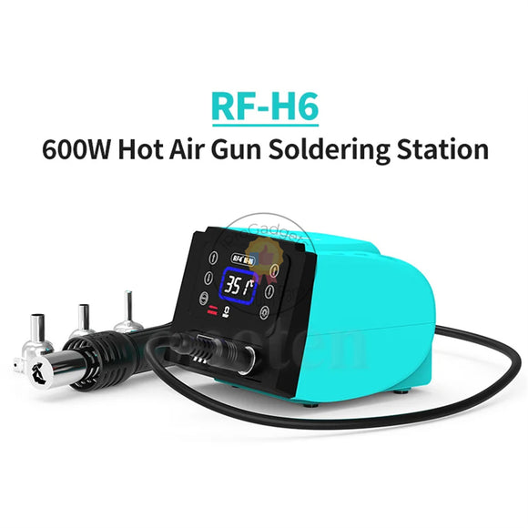 Hot Air Gun RF4 RF-H6 BGA Rework Solder Station Heat Gun 110V 220V 600W Hair Dryer For Soldering SMD SMT Welding Repair Tool