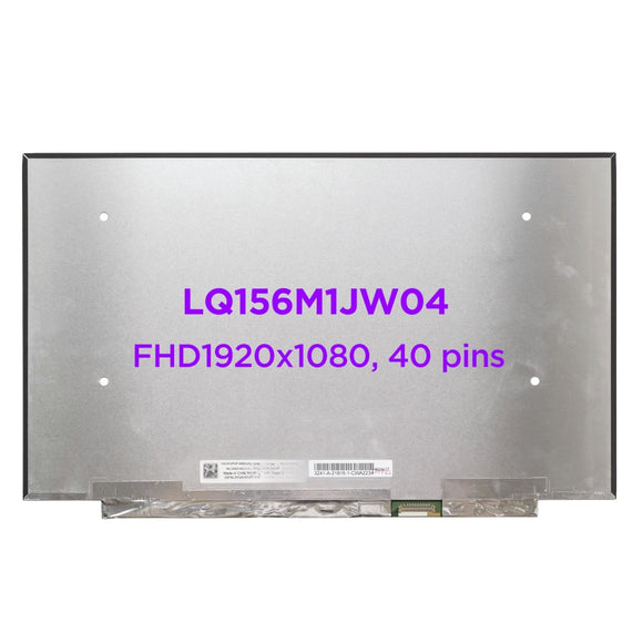 Replacement Laptop LCD Display LQ156M1JW26 LQ156M1JW04 LQ156M1JW03 240HZ 1920x1080