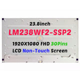 Replacement Display 23.8 inch LM238WF2-SSP2 LM238WF2(SS)(P2) FHD LCD Screen Non-Touch