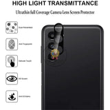 Replacement Tempered Glass Camera Protector for Samsung S24 Series Black