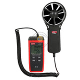 UNI-T UT363S Mini Anemometer Wind Speed Temperature Tester LCD Display Air Flow Speed MAX/AVG Measurement Wind Level 1~12