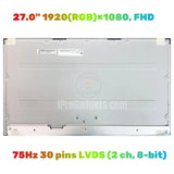 Replacement 27 inch New Display for HP Pavilion 27-C 27-CA M85483-001 AIO LCD FHD Screen Non-Touch 30Pins