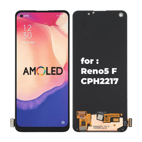Replacement AMOLED LCD Display Touch Screen for OPPO Reno5 F CPH2217 Reno 5F