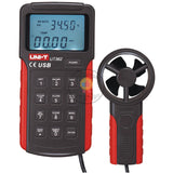 UNI-T UT362 Anemometer Wind Speed Tester Wind Count Measurement Unit Switch LCD Backlight USB Data Transmission Temperature